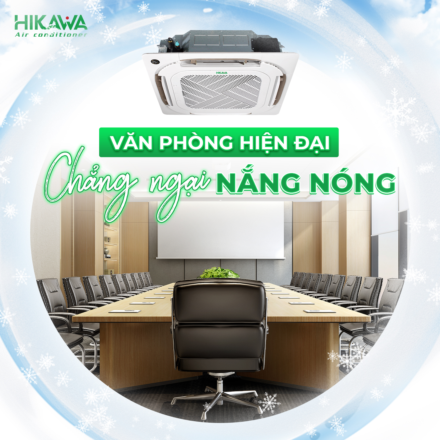 Máy lạnh Hikawa - thiết kế sang trọng