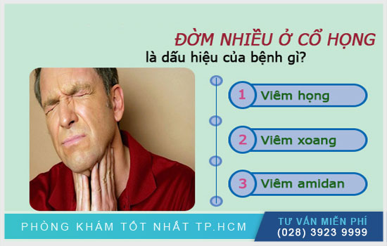 BỊ ĐỜM Ở CỔ HỌNG LÂU NGÀY LÀ MẮC BỆNH GÌ?