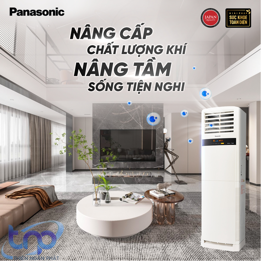 Nâng tầm cuộc sống nhờ điều hòa đứng Panasonic