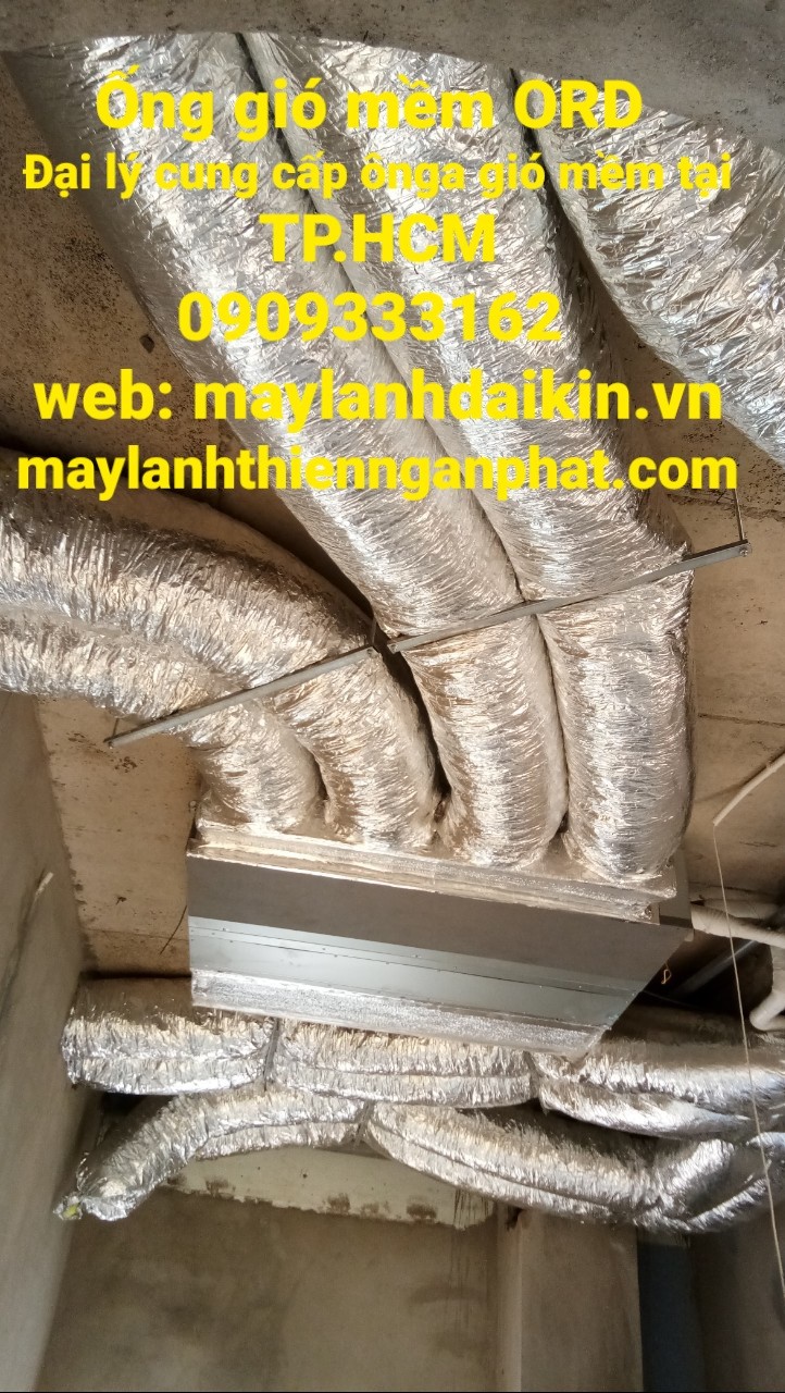 Lắp đặt ống gió mềm thực tế 