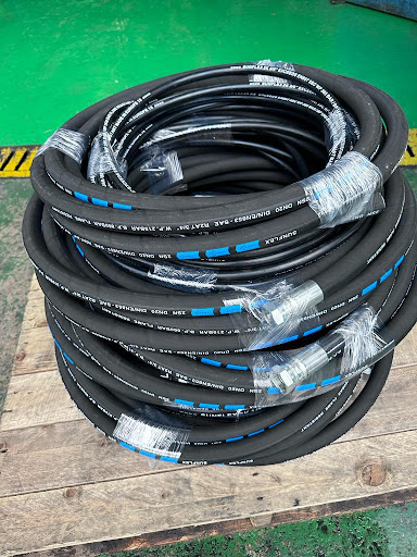 Ứng dụng thực tế ống thủy lực 2 lớp kẽm SUNFLEX