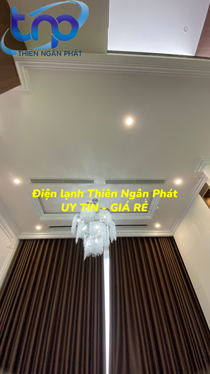 Thời gian thi công tương đối ngắn cho công trình máy lạnh giấu trần