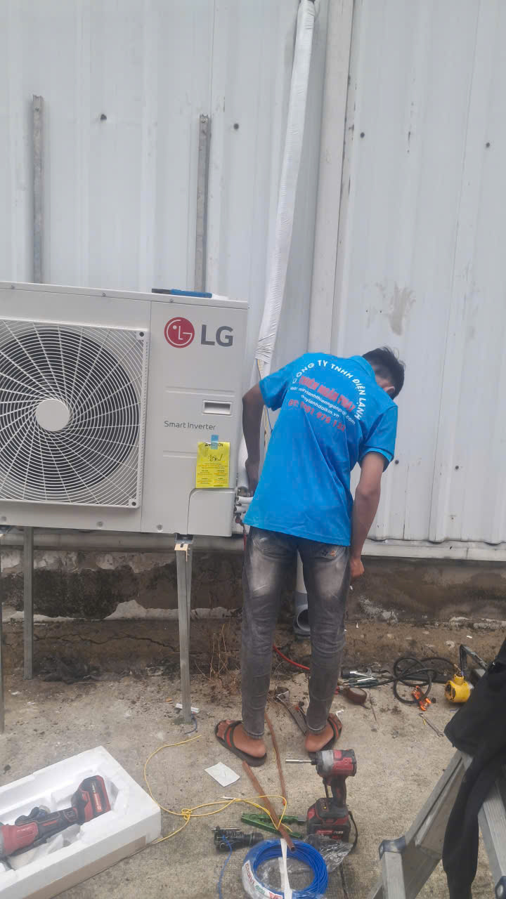 Điện lạnh Thiên Ngân Phát lắp đặt máy lạnh LG cho văn phòng và công trình 