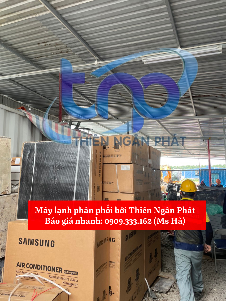 Lô hàng máy lạnh Samsung 
