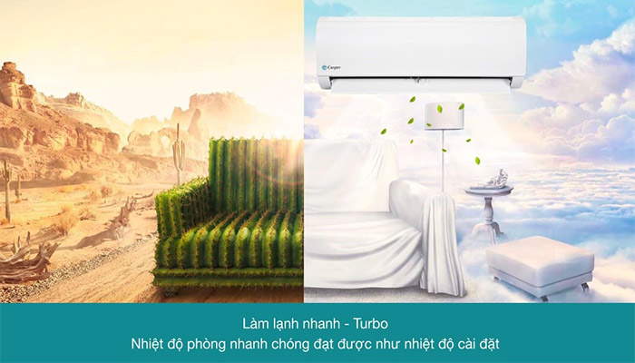 Điều hòa Casper làm lạnh nhanh