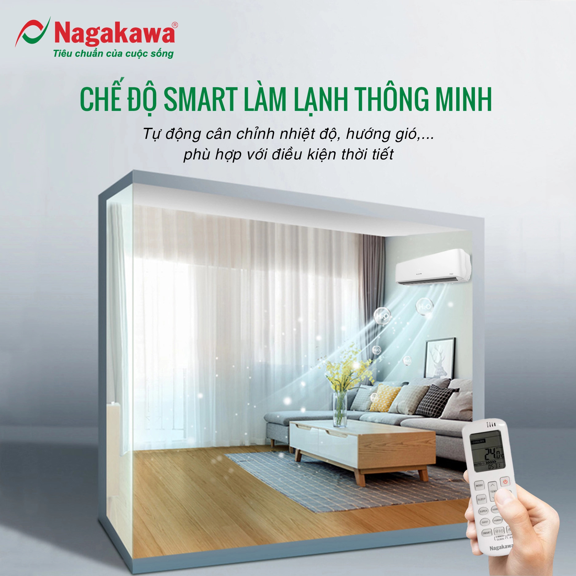 Nagakawa - Thương hiệu máy lạnh giá cực tốt