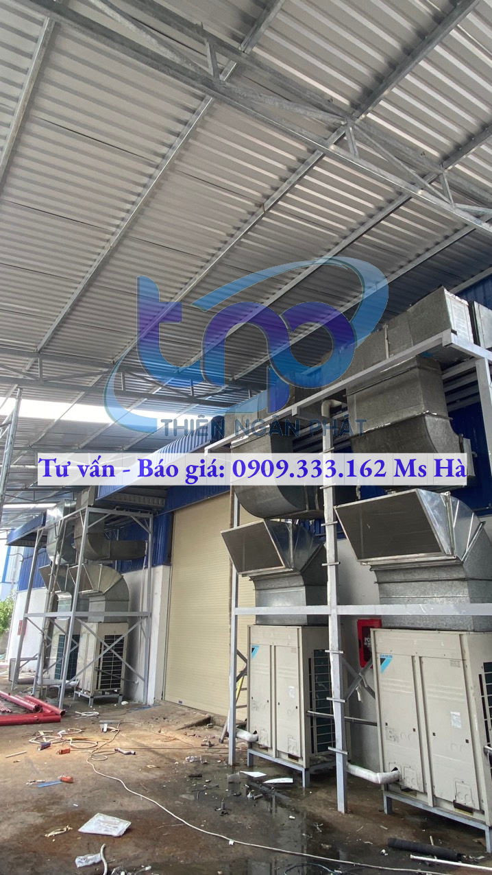 Công trình máy lạnh công nghiệp lắp bởi Thiên Ngân Phát