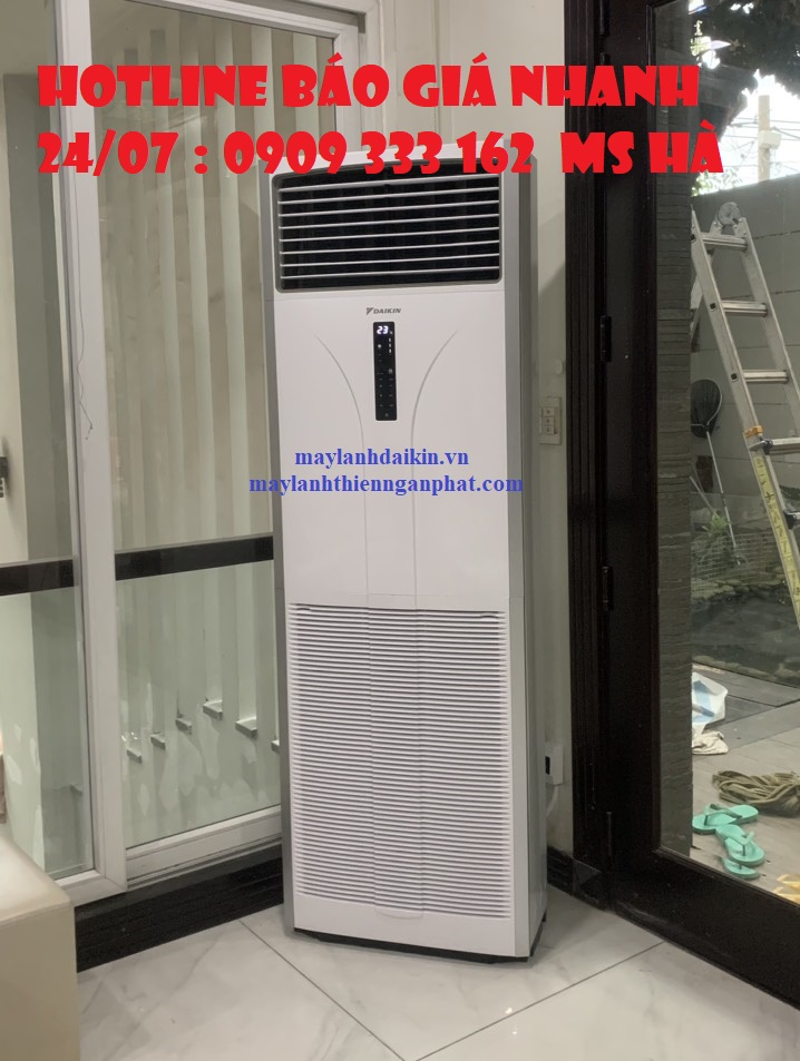 Máy lạnh tủ đứng Daikin được lắp đặt tại nhà cho khách hàng