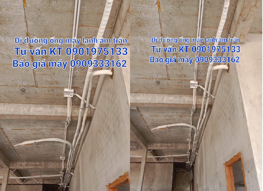 Đi đường ống máy lanhj chuyên nghiệp 