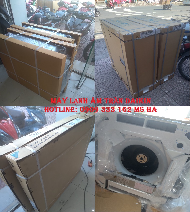 Thi công lắp đặt máy lạnh âm trần Daikin