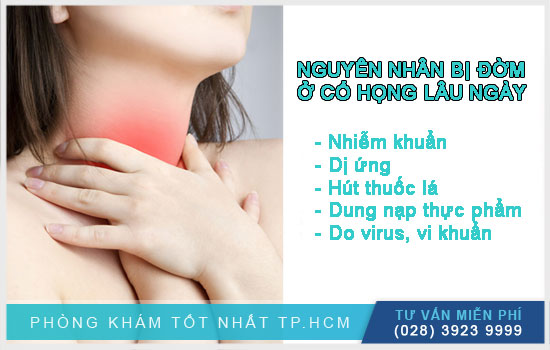 NGUYÊN NHÂN BỊ ĐỜM Ở CỔ HỌNG LÂU NGÀY