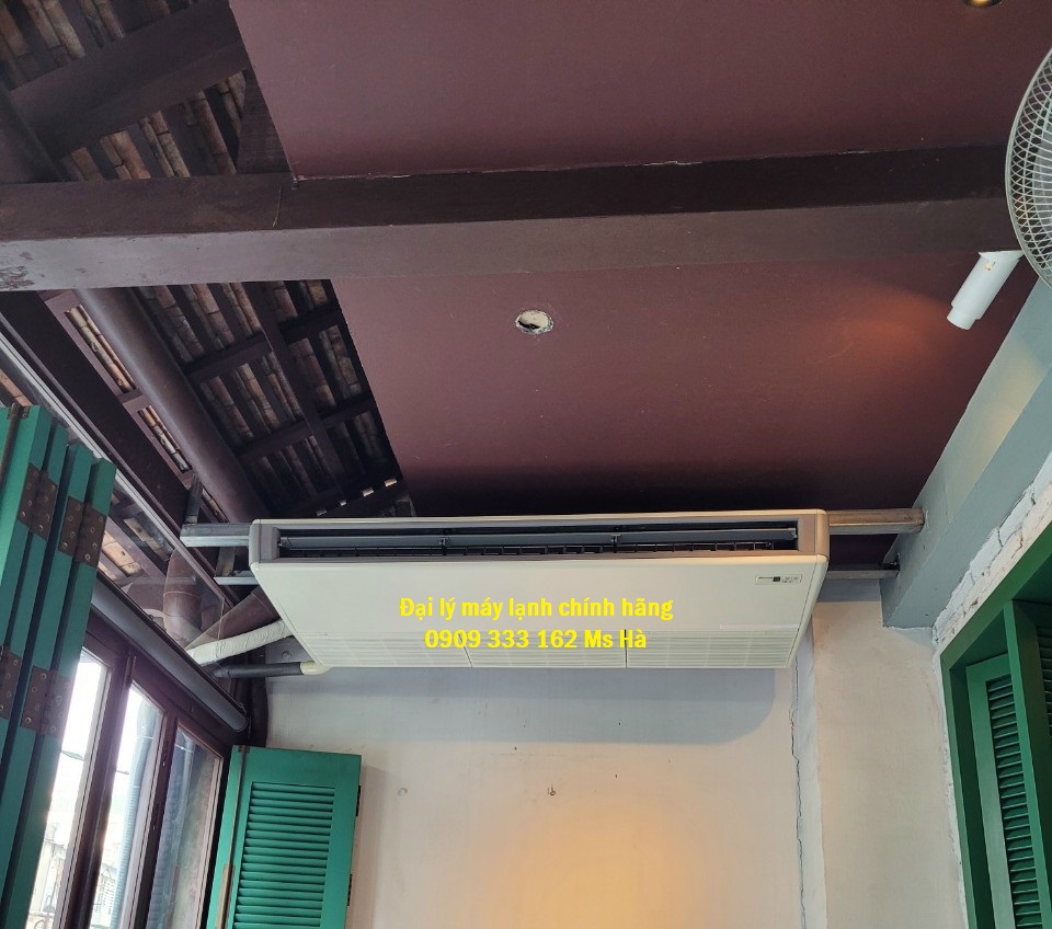 Điện lạnh thi công lắp đặt máy lạnh áp trần cho nhà hàng tại Bình Dương