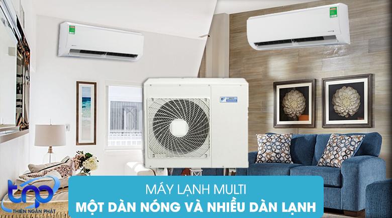 Máy lạnh Multi mang lại hiệu quả làm mát cao