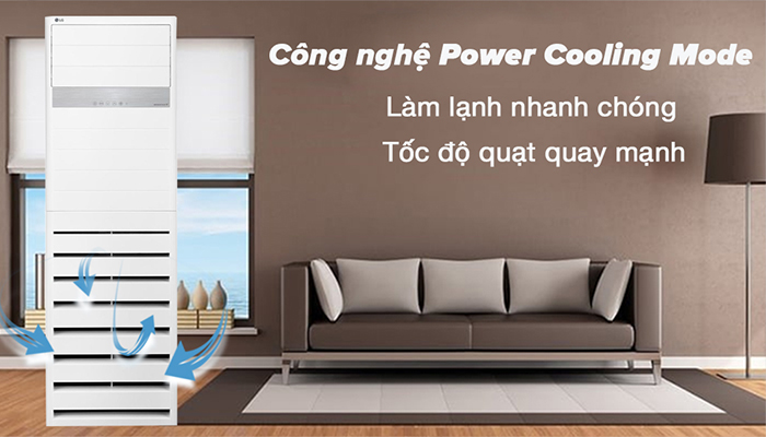 Điều hòa cây LG làm lạnh nhanh