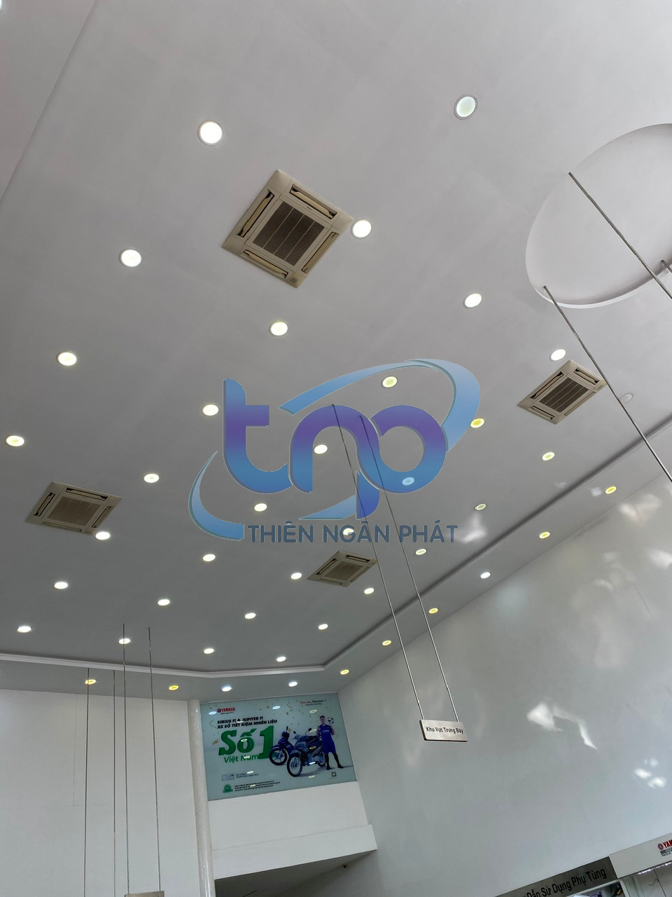 Máy lạnh âm trần - thiết kế sanh trọng