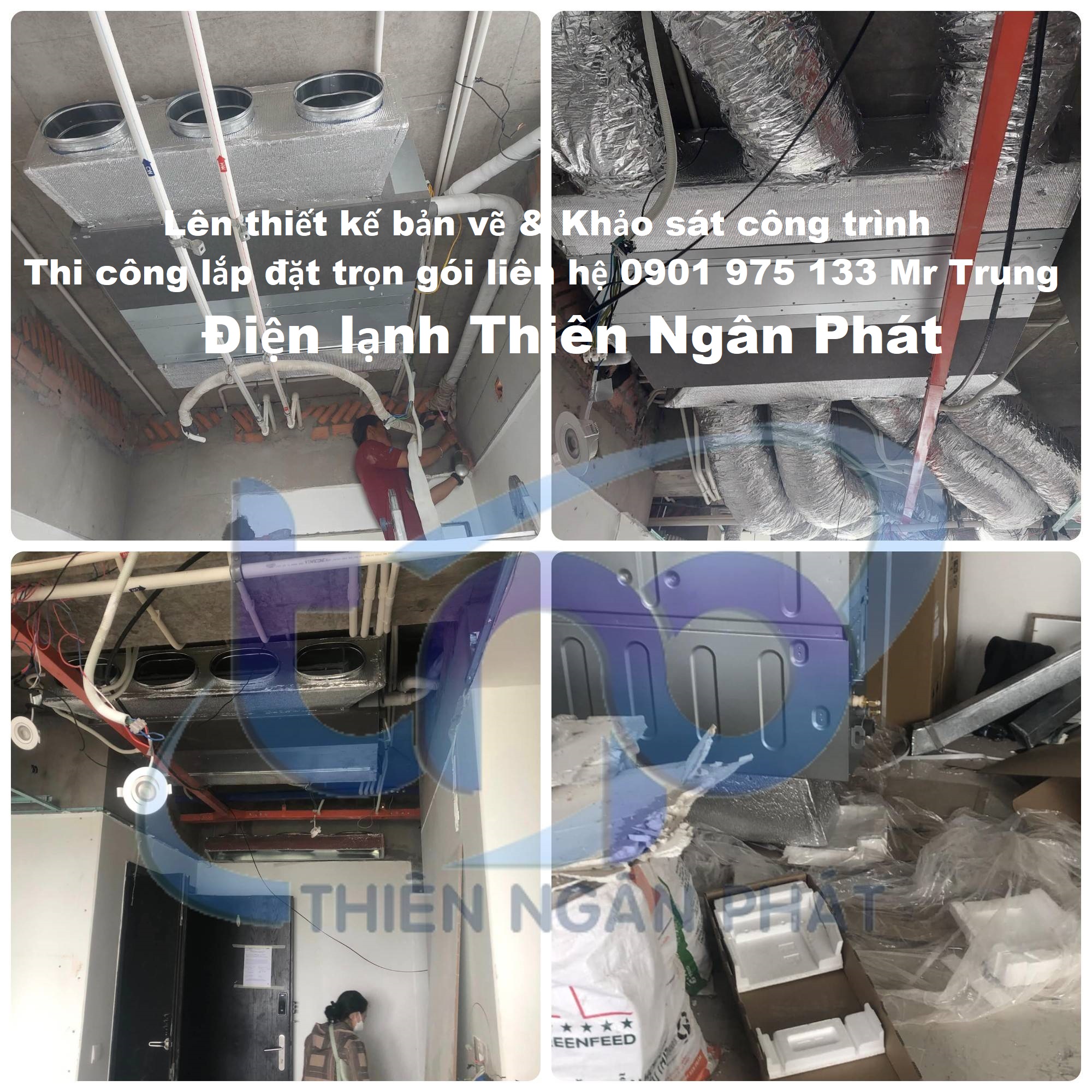 Công trình thi công lắp đặt chuyên nghiệp do đội ngũ kỹ thuật Thiên Ngân Phát thực hiện 