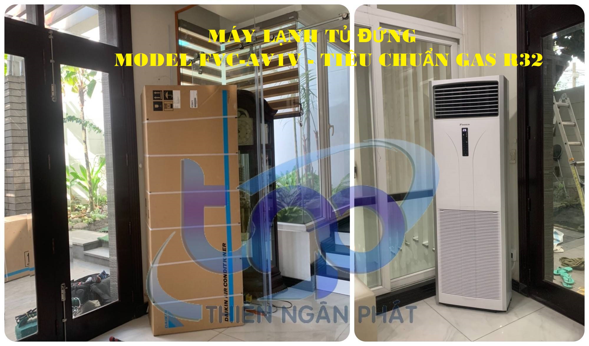 Máy Lạnh Tủ Đứng Daikin FVC với độ bền và khả năng vận hành ổn định.