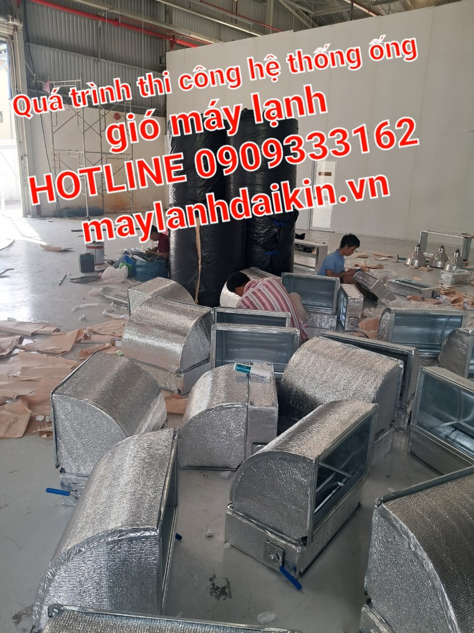 Thi công máy lạnh giấu trần