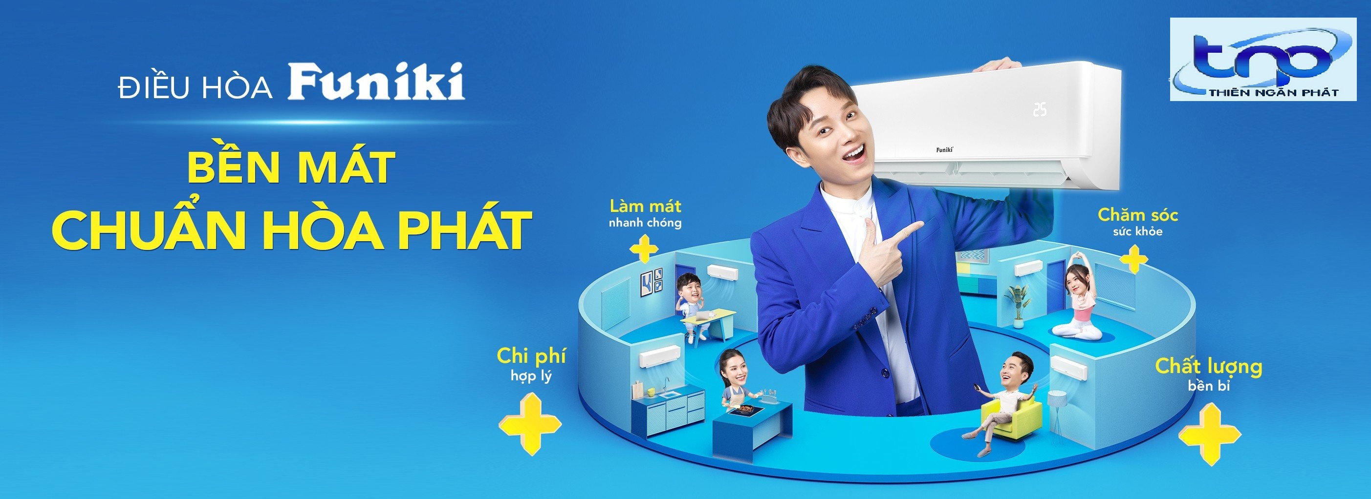 Máy lạnh Funiki giá rẻ dành cho mọi nhà 