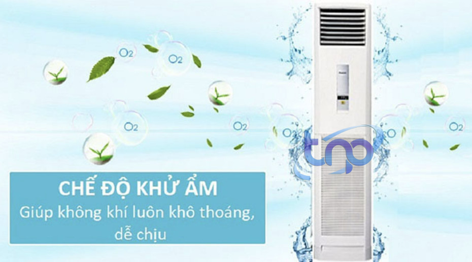 Không khí dễ chịu nhờ máy lạnh tủ đứng Panasonic