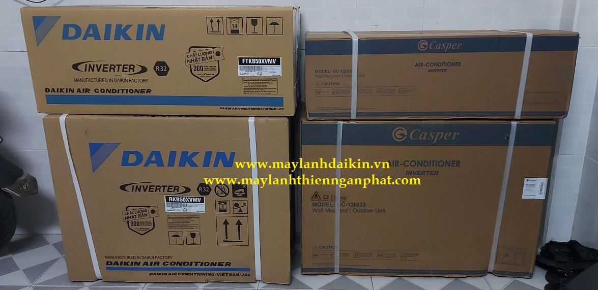 Chọn mua máy lạnh treo tường Daikin hay Casper