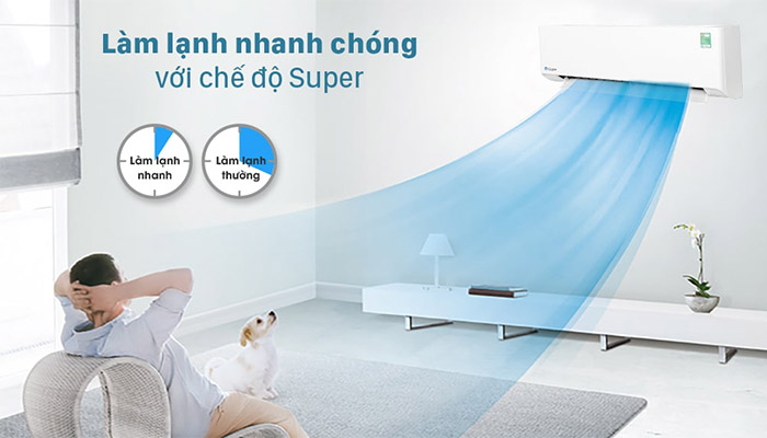 Làm lạnh siêu tốc với chế độ power full