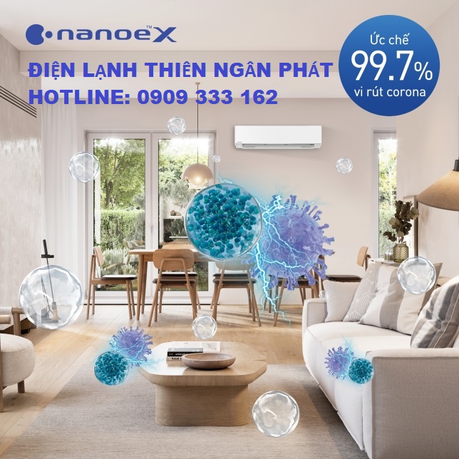 Máy lạnh treo tường Panasonic nổi bật với công nghệ Nanoe™ X