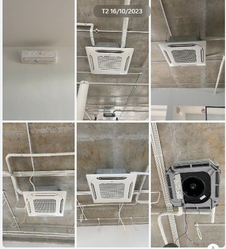 Quá trình thi công lắp đặt máy lạnh chuẩn chất lượng 