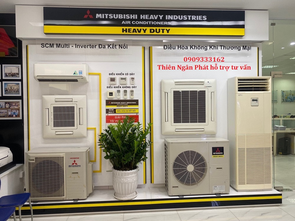 Đại lý máy lạnh Thiên Ngân Phát và máy lạnh Mitsubishi Heavy
