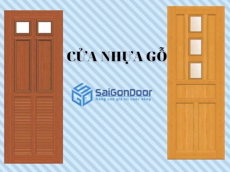 Cửa nhựa composite được sản xuất từ những nguyên vật liệu cao cấp