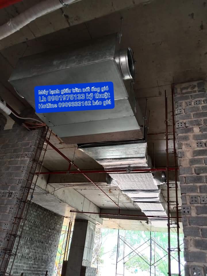 Đưa máy lạnh âm trần ống gió lên trần