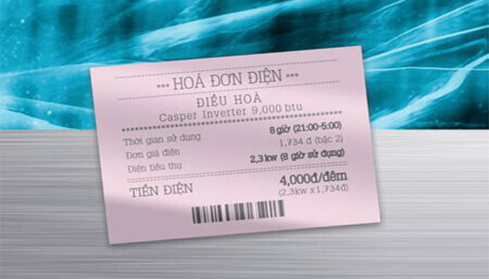 Điều hòa Casper tiết kiệm điện