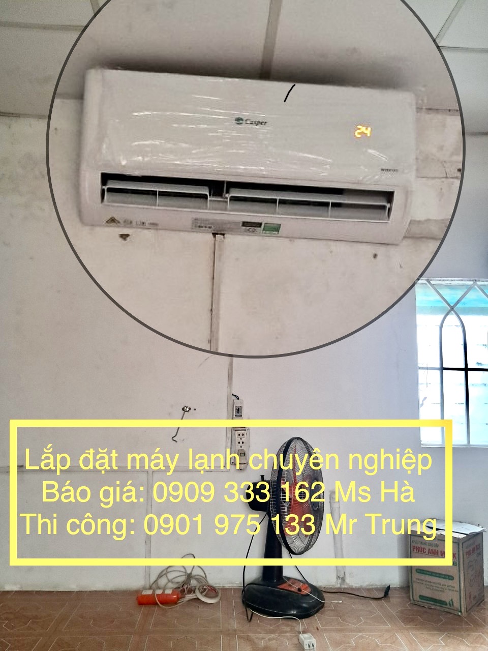 Thiên Ngân Phát nhận lắp đặt máy lạnh giá ưu đãi