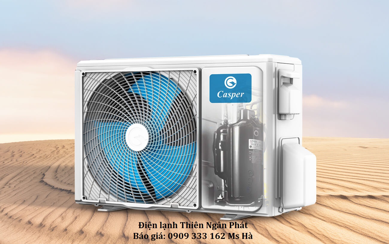 Dàn nóng treo tường Casper bằng đồng mạ vàng 