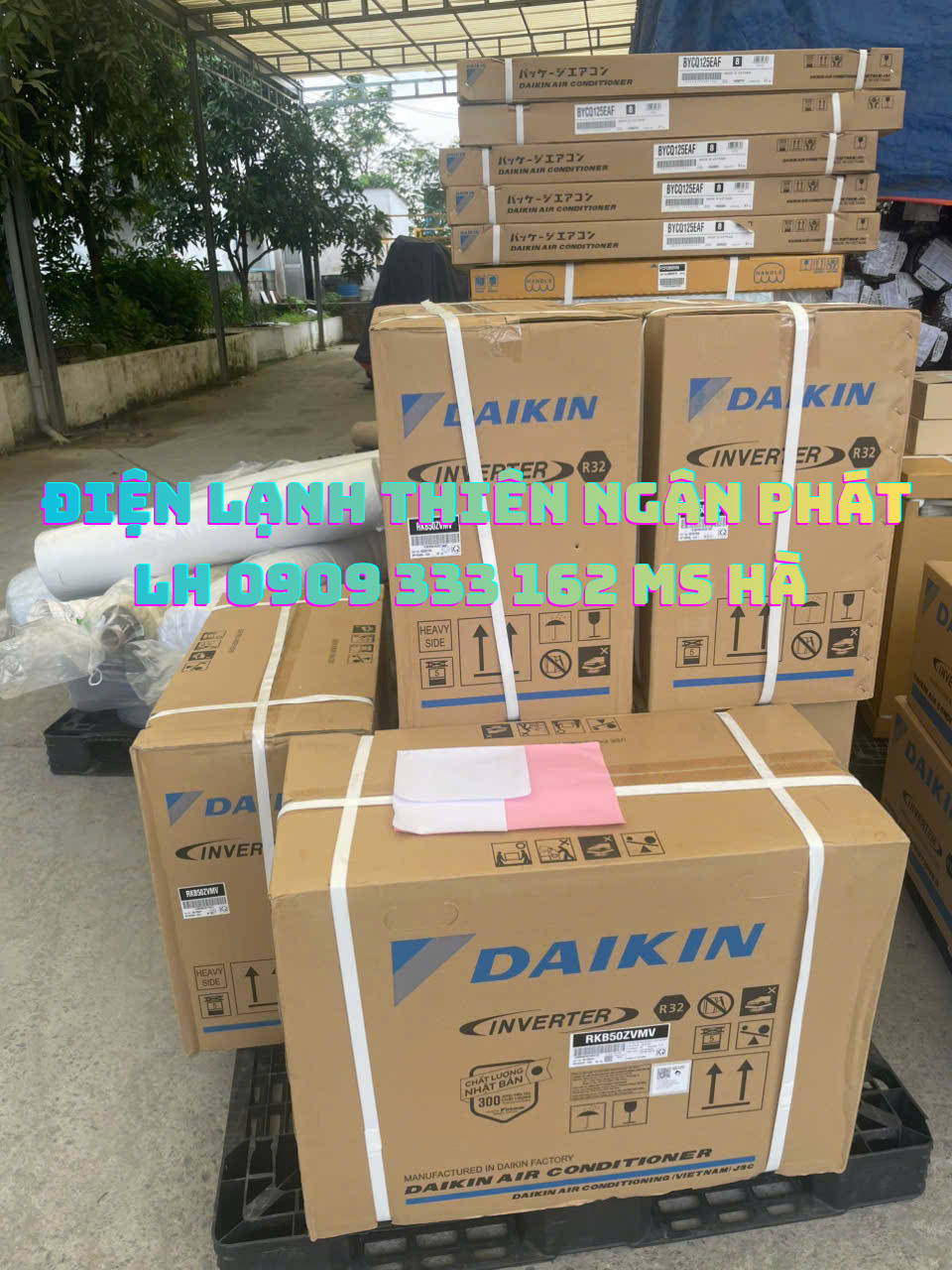 Phân phối máy lạnh âm trần Daikin chính hãng tại công trình cho Khách tại Củ Chi 