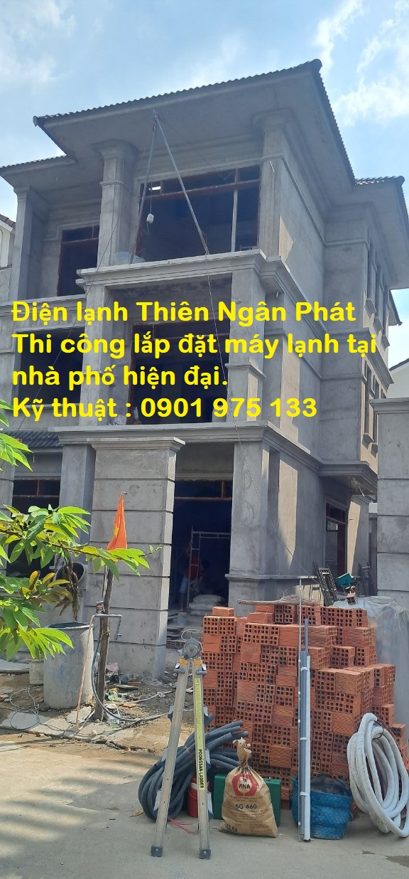 Hình ảnh nhà phố thực tế khi chọn lắp đặt máy lạnh