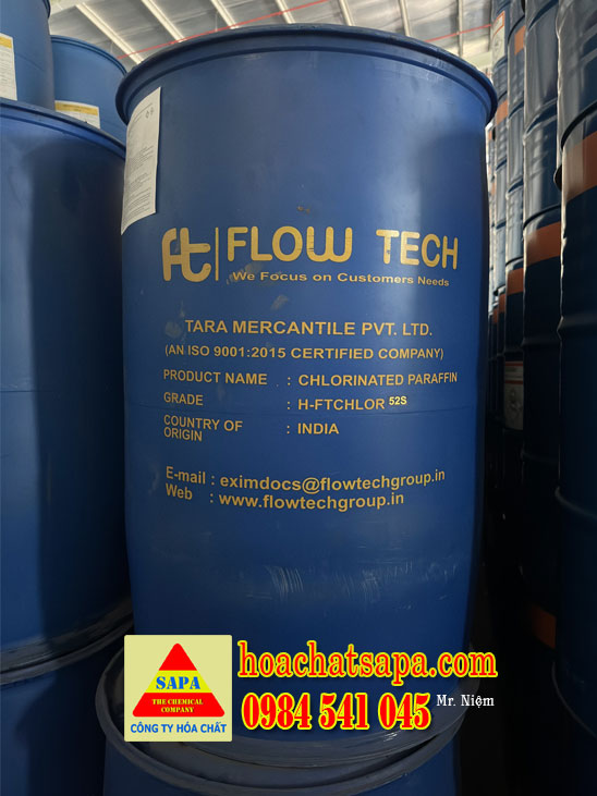 Dầu hóa dẻo Chlorinated Paraffin S52 Dầu hóa dẻo Chlorinated Paraffin S52