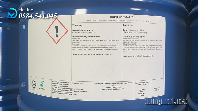 Butyl Carbitol™ (Diethylene Glycol Monobutyl Ether) Butyl Carbitol™ (Diethylene Glycol Monobutyl Ether)